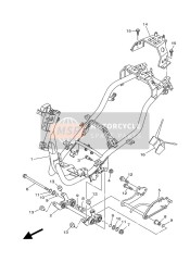 4P7X21420000, Engine Bracket Comp.2, Yamaha, 0